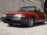 Usata Saab 900 Cabriolet Aero 179 CV (131 kW) 1991 Rosso Cabrio