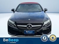 Usata Mercedes C220 Premium 169 CV (124 kW) 2018 Nero Cabrio
