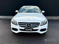 Usata Mercedes C180 116 CV (85 kW) 2015 Bianco Berlina