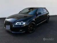 Usata Audi A3 S-Line 140 CV (102 kW) 2011 Nero Utilitaria