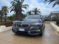 Usata BMW 218 Luxury Line 136 CV (100 kW) 2018 Grigio Cabrio