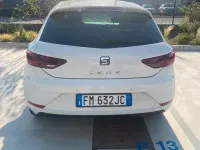 Usata Seat Leon 105 CV (77 kW) 2017 Bianco Berlina
