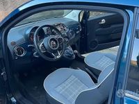 Usata Fiat 500 Lounge 69 CV (50 kW) 2019 Blu/azzurro Utilitaria