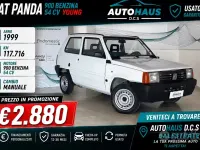 Usata Fiat Panda Young 54 CV (39 kW) 1999 Bianco Utilitaria