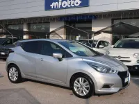 Usata Nissan Micra Acenta 101 CV (74 kW) 2021 Argento metallizzato Utilitaria