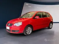 Usata VW Polo Comfortline 70 CV (51 kW) 2009 Rosso Utilitaria