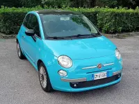 Usata Fiat 500 Lounge 69 CV (50 kW) 2011 Blu/azzurro Utilitaria
