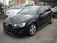 Usata Audi A3 S-Line 150 CV (110 kW) 2017 Nero Berlina