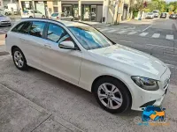 Usata Mercedes C220 Business 170 CV (125 kW) 2017 Bianco Station wagon