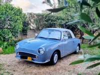 Usata Nissan Figaro 76 CV (55 kW) 2015 Blu Cabrio