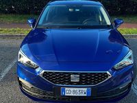 Usata Seat Leon XCELLENCE 150 CV (110 kW) 2021 Blu/azzurro Berlina