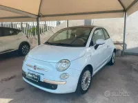 Usata Fiat 500 Lounge 69 CV (50 kW) 2009 Blu/azzurro Cabrio