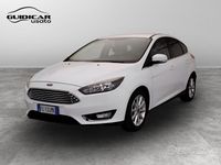 Usata Ford Focus Titanium S 120 CV (88 kW) 2017 Bianco Berlina