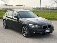 Usata BMW 118 Sport Line 143 CV (105 kW) 2011 Nero Utilitaria