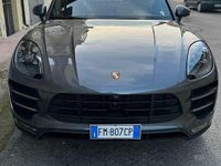 Usata Porsche Macan Turbo Performance Package 441 CV (324 kW) 2017 Grigio SUV