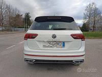 Usata VW Tiguan R-line 150 CV (110 kW) 2020 Bianco SUV
