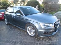 Usata Audi A3 Attraction 110 CV (80 kW) 2014 Grigio Berlina