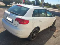 Usata Audi A3 Sportback Attraction 105 CV (77 kW) 2009 Bianco Utilitaria