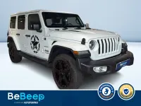 Usata Jeep Wrangler Unlimited Sahara 200 CV (147 kW) 2019 Bianco pastello SUV