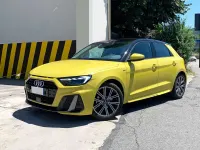 Usata Audi A1 Sportback S-Line 110 CV (80 kW) 2022 Python yellow mythos black Utilitaria