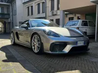Usata Porsche 718 Spyder 420 CV (308 kW) 2020 Argento Cabrio