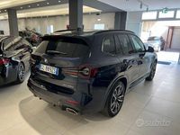 Usata BMW X3 M Sport 190 CV (139 kW) 2022 Black metallic SUV