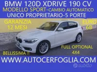 Usata BMW 120 Sport Line 190 CV (139 kW) 2016 Bianco Utilitaria
