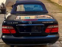 Usata Mercedes CLK200 136 CV (100 kW) 1999 Blu Cabrio