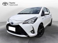 Usata Toyota Yaris Hybrid Lounge 101 CV (74 kW) 2019 Bianco Berlina