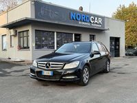 Usata Mercedes C180 Avantgarde 120 CV (88 kW) 2013 Nero Station wagon