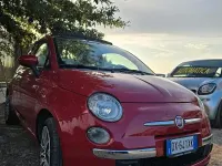 Usata Fiat 500C Lounge 69 CV (50 kW) 2009 Rosso Cabrio