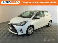 Usata Toyota Yaris Active 70 CV (51 kW) 2015 Bianco Utilitaria