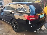 Usata Mercedes C220 170 CV (125 kW) 2018 Nero Station wagon