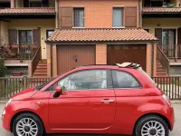 Usata Fiat 500C Lounge 69 CV (50 kW) 2012 Rosso Cabrio