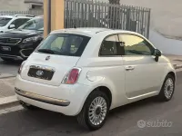 Usata Fiat 500 Lounge 69 CV (50 kW) 2009 Bianco Cabrio