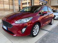 Usata Ford Fiesta Titanium 86 CV (63 kW) 2018 Rosso Utilitaria