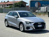 Usata Audi A3 Advanced 150 CV (110 kW) 2020 Argento Berlina