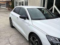 Usata Audi A3 Advanced 150 CV (110 kW) 2021 Bianco Berlina