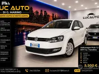 Usata VW Polo Trendline 75 CV (55 kW) 2013 Bianco Utilitaria