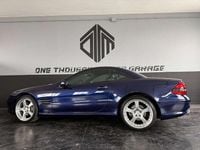 Usata Mercedes SL500 AMG line 306 CV (225 kW) 2003 Midnight blue metallic lack032 Cabrio