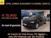 Usata Opel Corsa Elegance 100 CV (73 kW) 2023 Nero Utilitaria