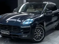 Usata Porsche Macan S 250 CV (183 kW) 2017 Blu notte metall perlato SUV