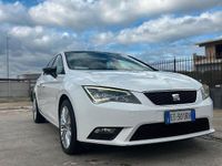 Usata Seat Leon 110 CV (80 kW) 2014 Bianco Berlina