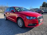 Usata Audi A3 Ambiente 110 CV (80 kW) 2014 Rosso Berlina