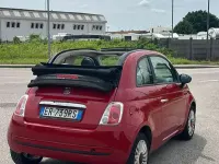 Usata Fiat 500 95 CV (69 kW) 2013 Rosso Cabrio
