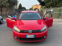Usata VW Golf VI 105 CV (77 kW) 2012 Rosso Utilitaria