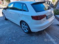 Usata Audi A3 Attraction 110 CV (80 kW) 2015 Bianco Berlina