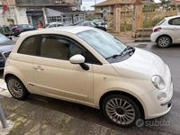 Usata Fiat 500 75 CV (55 kW) 2009 Bianco Cabrio