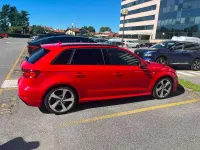 Usata Audi A3 S-Line 150 CV (110 kW) 2018 Rosso Berlina