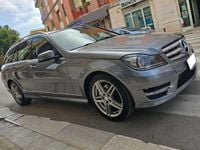 Usata Mercedes C220 Avantgarde 170 CV (125 kW) 2012 Grigio Station wagon